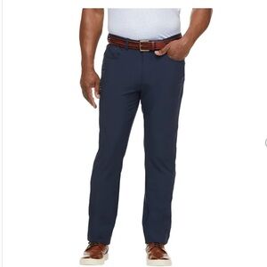 EUC! Greg Norman Men's Navy Blue 5 Pocket Travel Pant size 38 x 30